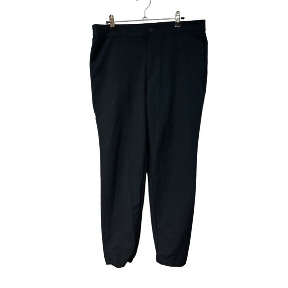Banana Republic Mens Tech Jogger Black Polyester Chino Pants Size 34x30 - Picture 1 of 9